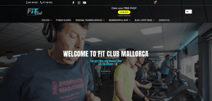 Fit Club Mallorca Website